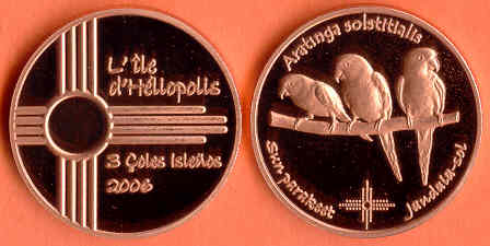 2006 Héliopolis 3 Çoles Isleños coin